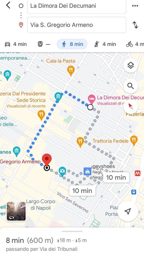 Bed and Breakfast Dimora Dei Decumani Neapol Zewnętrze zdjęcie